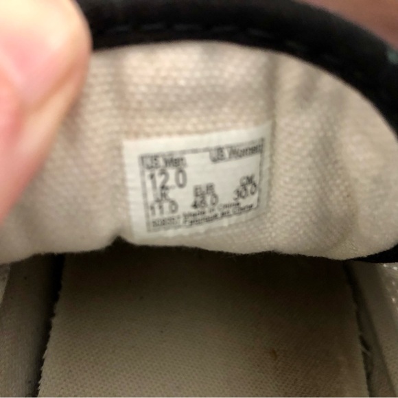 VANS Old Skool Warp Black & White Mens Sneakers Suede Canvas Low Top Shoes Sz 12 - Picture 8 of 8